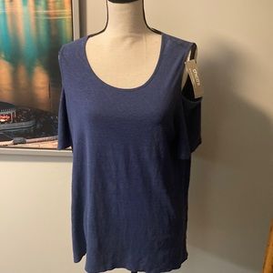 Chico’s cold shoulder tunic/top size 2 Chico’s women’s sizes.